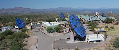 The VERITAS Array. (Image courtesy of UC Santa Cruz.)