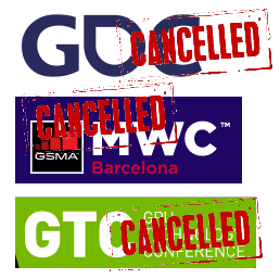An abundance of caution? Engineering and software events are being cancelled due to the coronavirus panic.