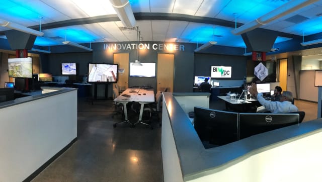 AECOM Hunt’s Innovation Center in Indianapolis supports several Midwest U.S. projects in implementing BIM. The Los Angeles-based construction firm is best known for its construction of sport stadiums.