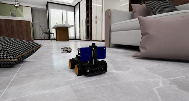 SPEAR enables embodied AI developers to operate robots in complex indoor environments through simulations. (Source: Intel.)