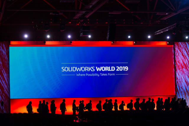 Day 1 of SOLIDWORKS World 2019. (Image courtesy of Dassault Systèmes.)