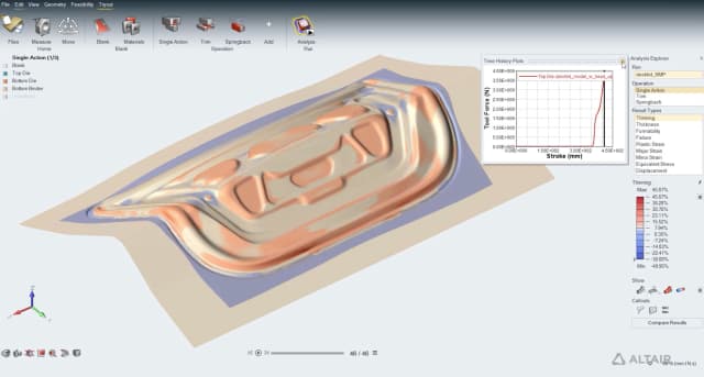 Altair Inspire Form SDfM software. (Image source: Altair.)
