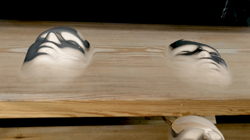Built with Unity and ARCore, Morph Face is one of many experiments developers have created. (Image courtesy of Google.)