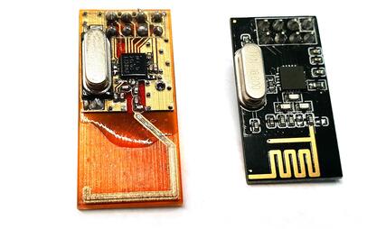 3D-printed Microstrip antennas. (Image courtesy of Nano Dimension.)