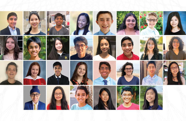 Broadcom MASTERS 2021 finalists. (Image courtesy of the Society for Science.)