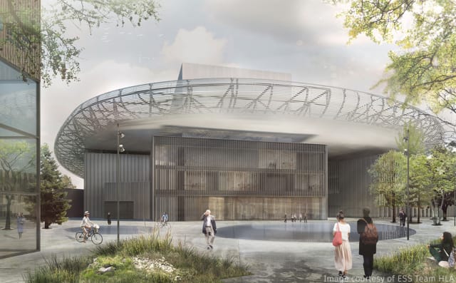 The 2019 Building Design—Large Project (over $200 million) was awarded to ÅF Infrastructure, Sweco Architects and Skanska Sverige AB for the European Spallation Source. (Image courtesy of ESS Team HLA.)