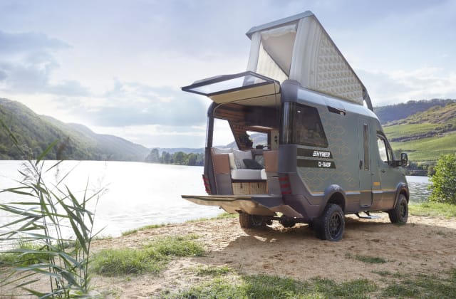 Hymer engineers designed the VisionVenture camper by weaving a digital thread along the entire product creation process. (Image credit: Hymer).