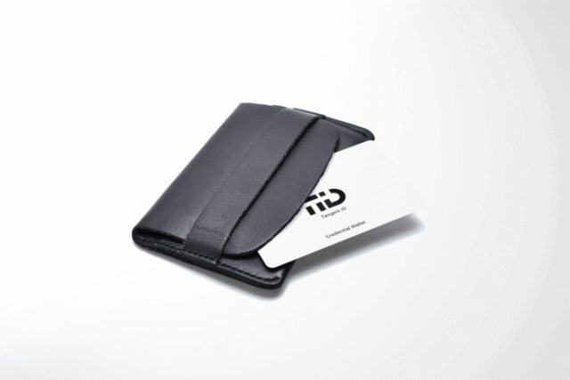 The COVID-19 Credentials Initiative’s digital health ID and wallet built via the Tangem platform. (Image courtesy of CCI.)