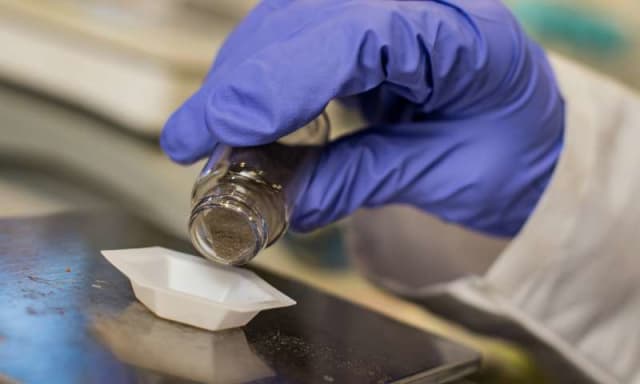 Nanoparticle catalysts may look like pepper, but they aren’t. (Image courtesy of Rice University.)