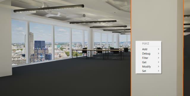 The PiXYZ Unity plug-in has been improved, and users can take their metadata directly into the 3D visualization. (Image courtesy of Unity.)
