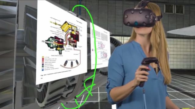 Vizible isn’t out until next month and is pricey, but may be worth it to different enterprise professionals, architects, engineers and salespeople who would benefit from a fully immersive experience. (Image courtesy of WorldViz.)