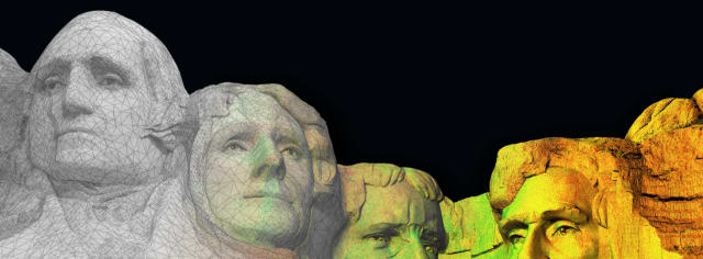 LiDAR and high-resolution imagery are used to create accurate 3D surface models of sites.