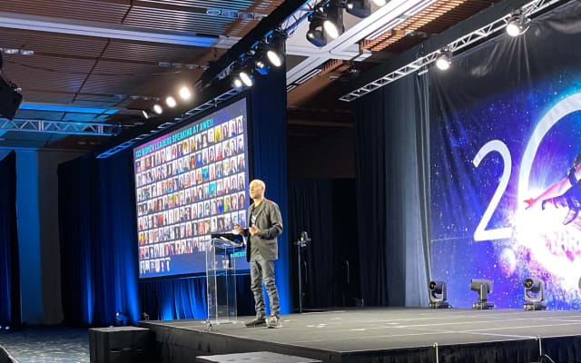 The irrepressible Ori Inbar, founder of AWE, kicks off the first big physical show of 2021.