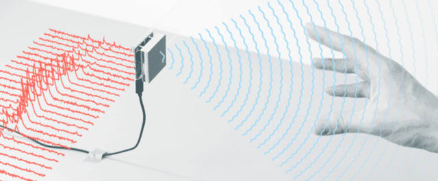 Soli uses high-frequency radar to sense a variety of touchless hand gestures. (Image courtesy of Google ATAP.)