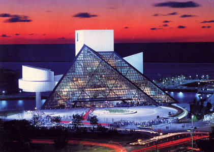 Reason enough to go to Cleveland: The Rock and Roll Hall of Fame, designed by I.M. Pei, is the site of an evening event during CAASE18.