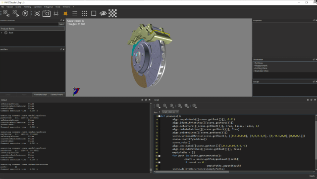 Screenshot of PiXYZ Studio, now included in the Unity Industry Bundle. (Image courtesy of PiXYZ.)