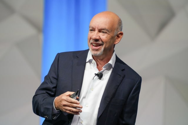 James Scapa at Altair’s annual user conference in Detroit. Scapa founded Altair 34 years ago and has been leading the company since. (Image courtesy of Altair.)