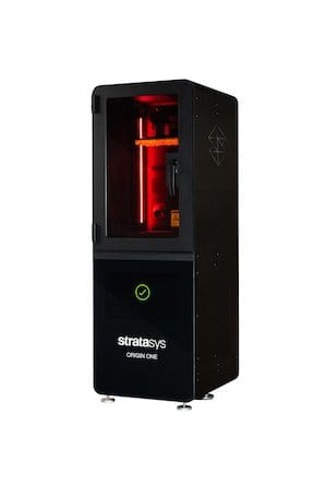 The Origin One Dental 3D printer. (Image courtesy of Stratasys.)