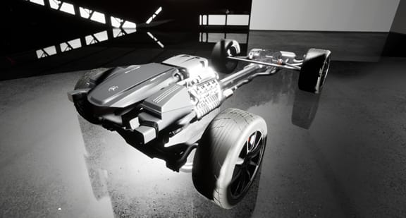 Figure 32. Coming up next...we will make this powertrain all X-ray and glowing like in Tron 2.0!