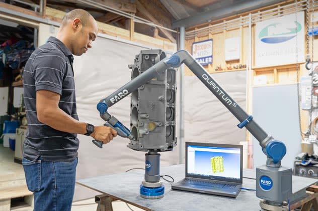 8-Axis Quantum FaroArm. (Image courtesy of FARO.)