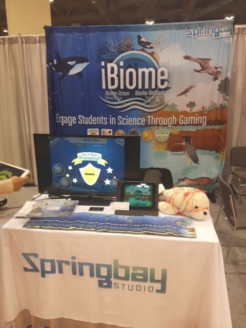 iBiome is designed to teach kids about marine ecosystems, and the small things that they can do to help preserve them. (Image courtesy of Emily Pollock.)