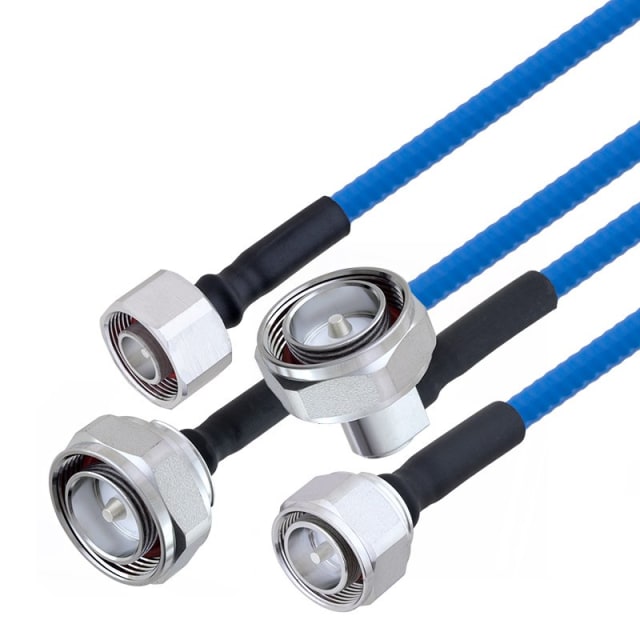 Low-PIM coaxial cable assemblies. (Image courtesy of Pasternack.)