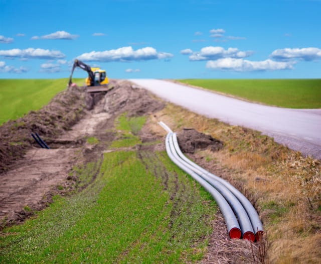 The infrastructure bill also includes billions in funding for rural broadband networks. (Image source: stock photo.)