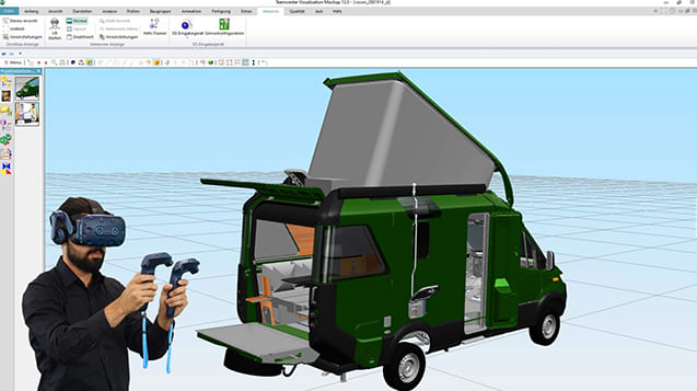 VR technologies played an important role in designing the VisionVenture. (Image courtesy of Siemens.)