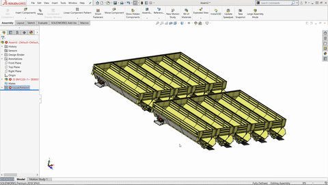 Figure 2 - Dynamic reduction of the graphics level of detail during viewport rotation