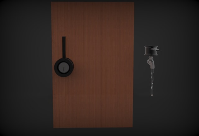 This product can be kept on a faucet or doorknob and cleaned at regular intervals. Its long handle allows people to use the sink or open and close doors with their elbows. It can be 3D printed in different sizes and has enough open space for people to access locks with keys. (Image courtesy of Cad Crowd user om_the_designers_bay.)