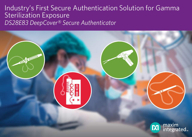 DS28E83 DeepCover secure authenticator. (Image courtesy of Maxim.)
