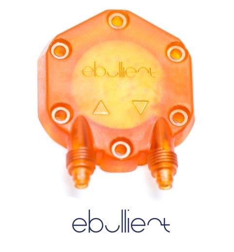 A processor cooling module 3D printed from CE 221. (Image courtesy of Carbon.)