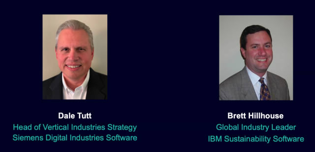 Siemens’ Tutt and Brett Hillhouse, Global Industry Leader for IBM Sustainability, both had answers at a joint press conference earlier yesterday.