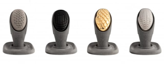 Gear shifts printed with Desktop Metal’s new 316L stainless steel. (Image courtesy of Desktop Metals.)