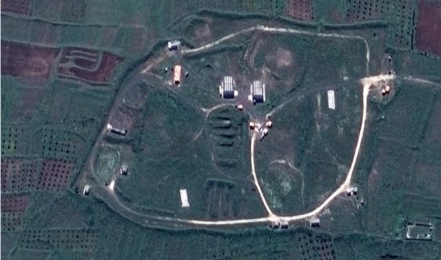 The Homs facility before missile strikes. (Image courtesy of CNN.)