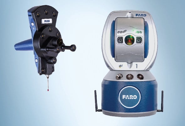 6DoF laser tracker platform. (Image courtesy of FARO.)