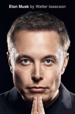“Elon Musk” biography by Walter Isaacson. Image: Simon and Schuster.