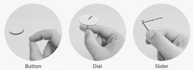Examples of Soli’s intuitive virtual tools. (Image courtesy of Google ATAP.)