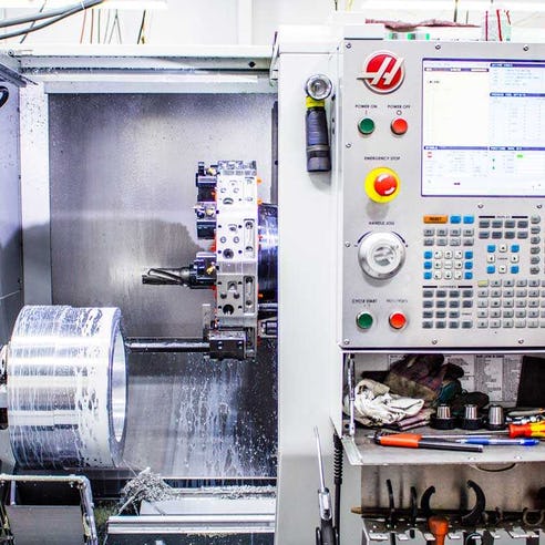CNC machining. (Image courtesy of Xometry.)