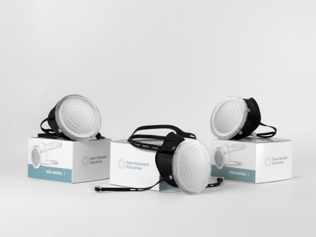 The Open Standard Respirator OSR Model 1. Photo courtesy of Andy Ryan.