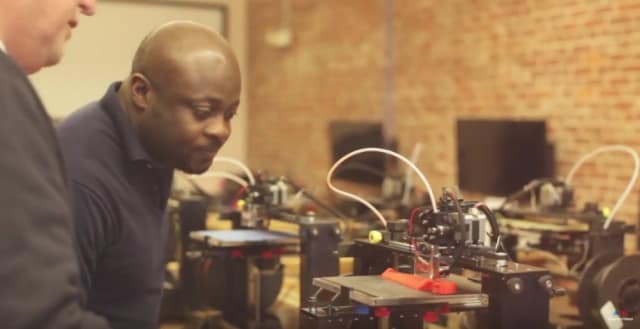 The America Makes 3D Veterans Bootcamp program provides training in additive manufacturing and 3D printing to veterans in Los Angeles, Pittsburgh, San Antonio and San Francisco. (Image courtesy America Makes.)