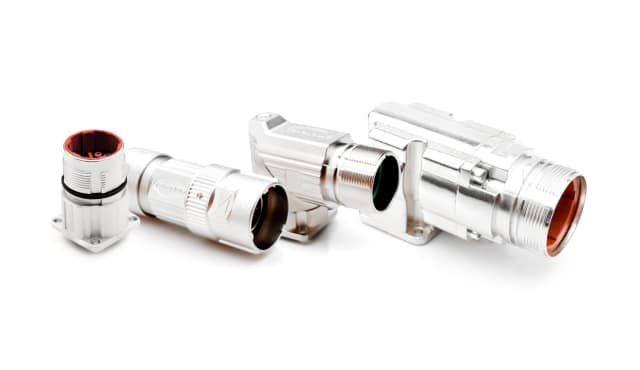 The new connectors from Amphenol. (Image courtesy of Amphenol.)