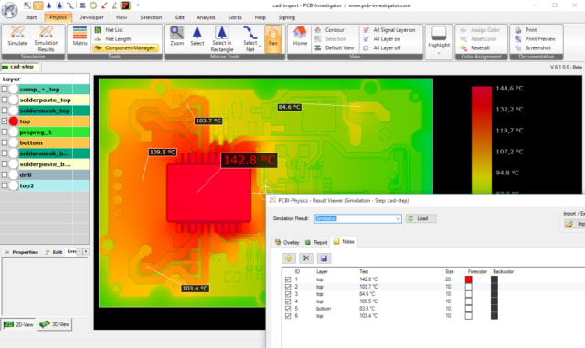 Withoutuncertainty. Is it possible to parameterize the thermal analysis of a microprocessor on a circuit board, so that it can be applied to similar configurations and variations without uncertainties about the mesh?