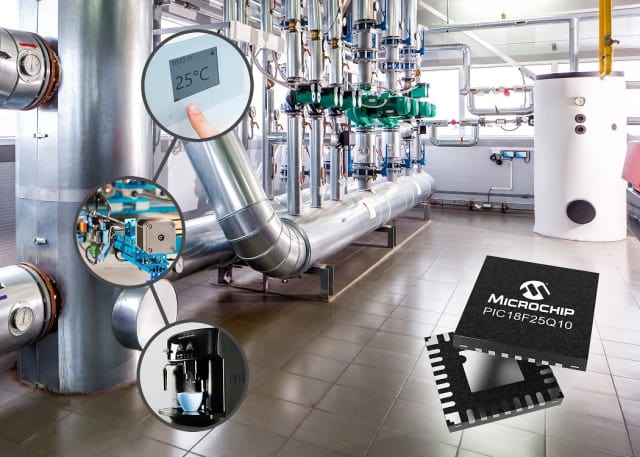 PIC18 Q10 MCUs. (Image courtesy of Microchip.)