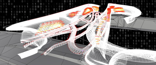 Visual matrix of the MX3D bridge. (Image courtesy of MX3D.)