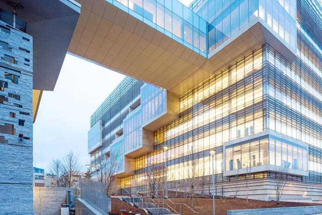 Lance Borst and his team managed 40-plus subcontractors, architects and engineering firms on the Novartis site. (Image courtesy of Skanska.)
