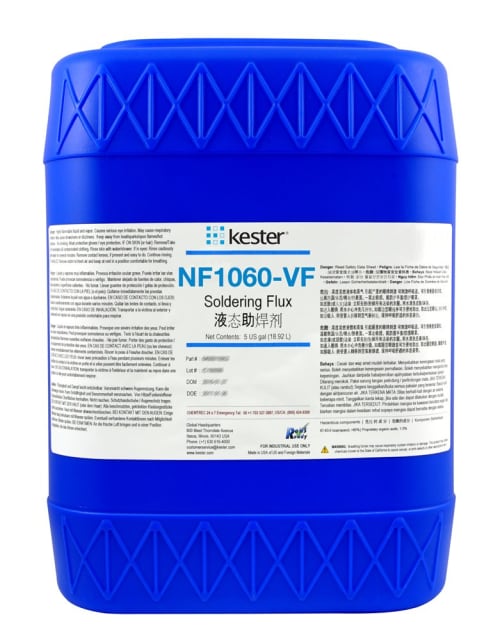 Kester NF1060-VF soldering flux. (Image courtesy of Kester.)