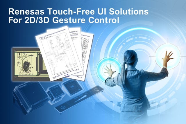 Touch-free UI system. (Image courtesy of Renesas Electronics.)