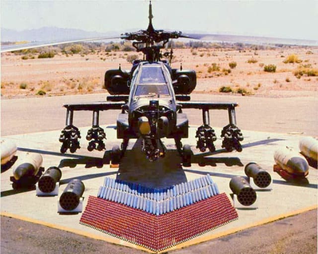 The Boeing AH-64 Apache attack helicopter. (Image courtesy of fas.org.)