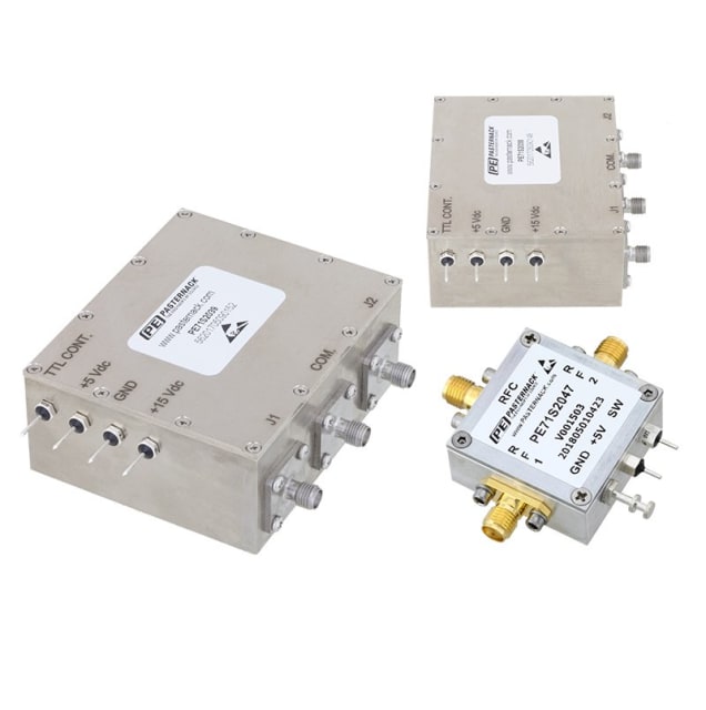 SPDT PIN diode RF switches. (Image courtesy of Pasternack.)